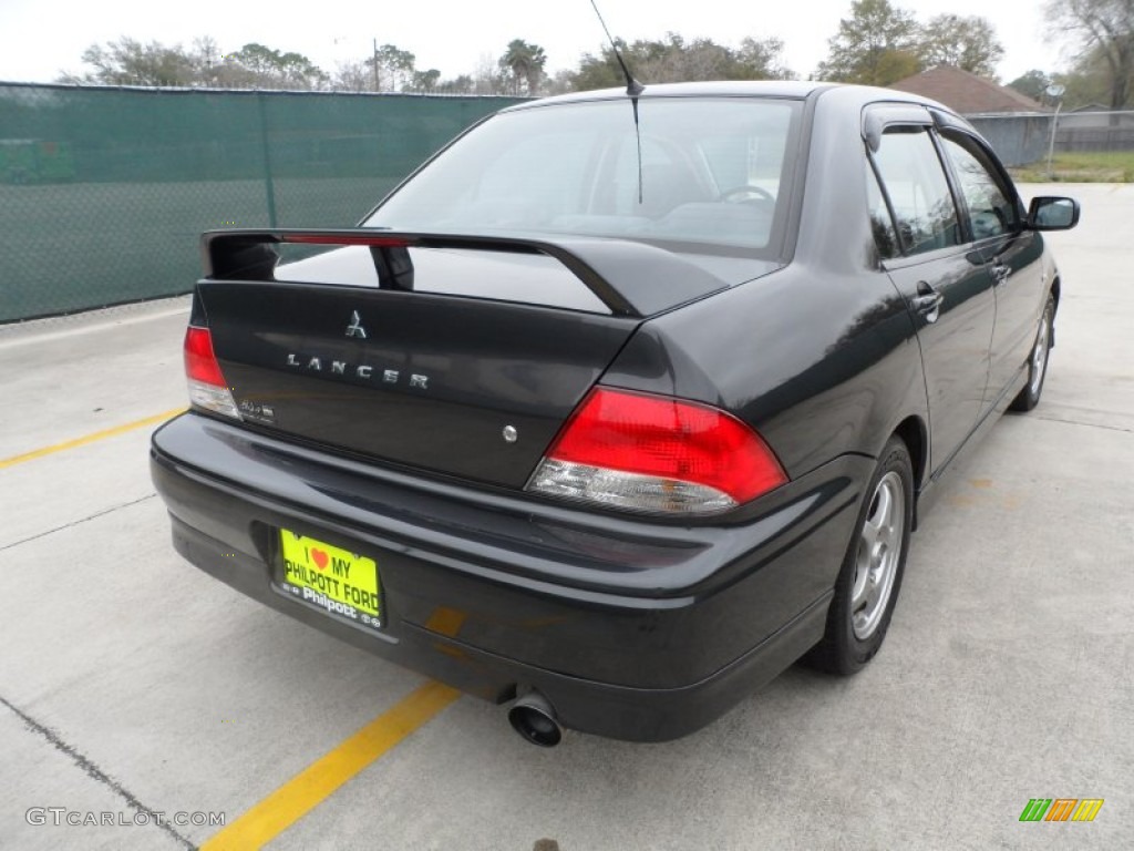 2002 Lancer OZ Rally - Thunder Gray Metallic / Black photo #3