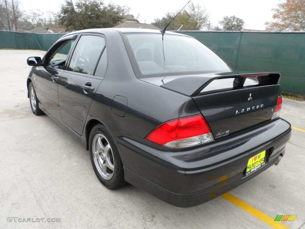 2002 Lancer OZ Rally - Thunder Gray Metallic / Black photo #5