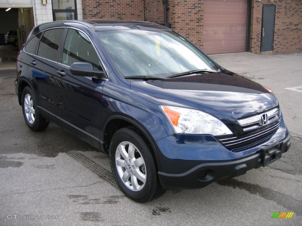 2009 CR-V EX 4WD - Royal Blue Pearl / Gray photo #1