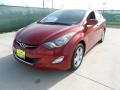 2012 Red Allure Hyundai Elantra GLS  photo #7