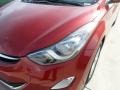 2012 Red Allure Hyundai Elantra GLS  photo #9