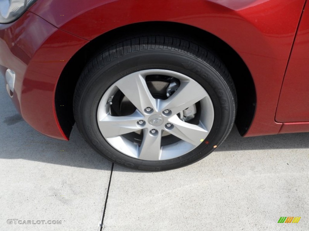 2012 Elantra GLS - Red Allure / Beige photo #11