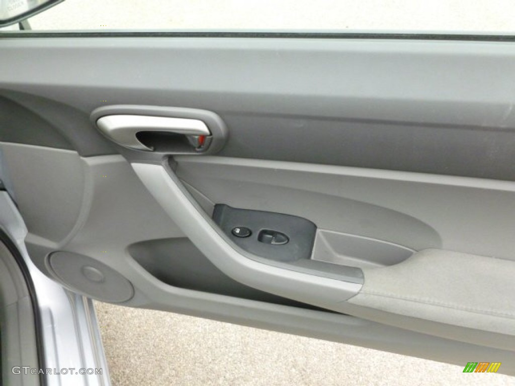 2009 Civic LX Coupe - Alabaster Silver Metallic / Gray photo #11