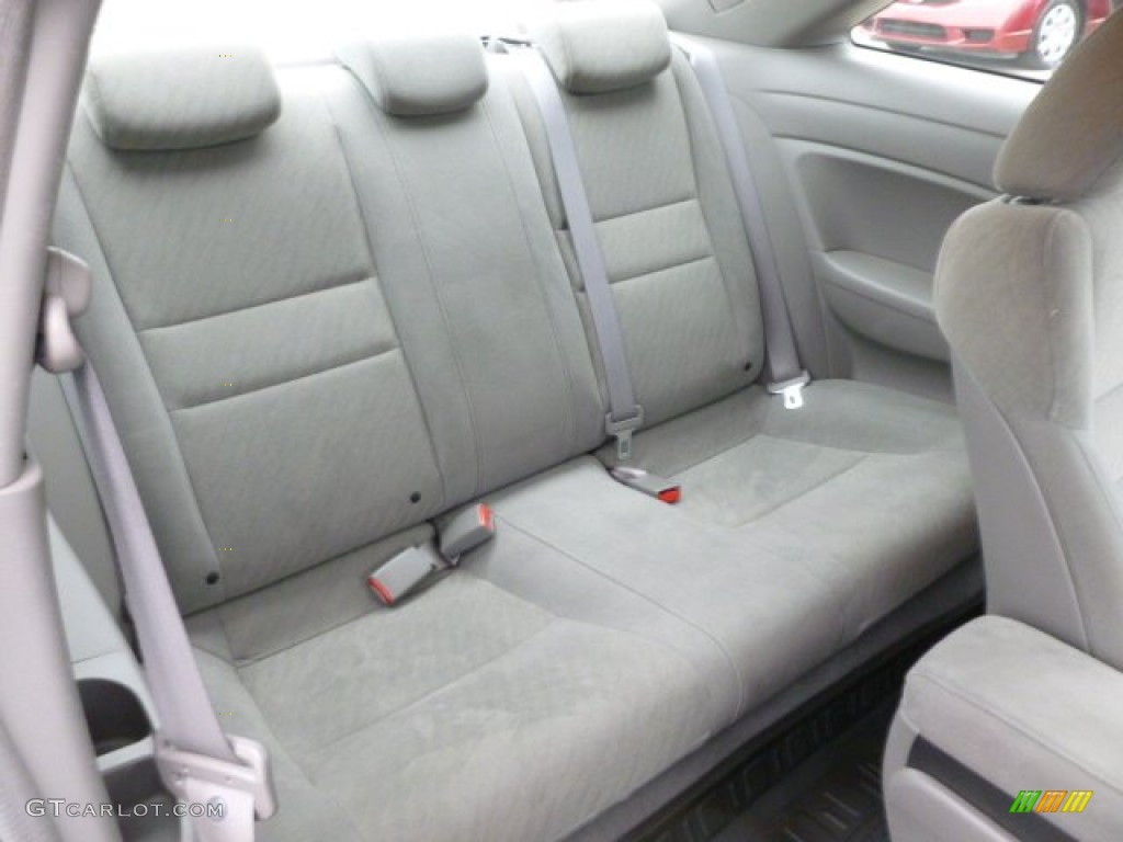 2009 Civic LX Coupe - Alabaster Silver Metallic / Gray photo #12