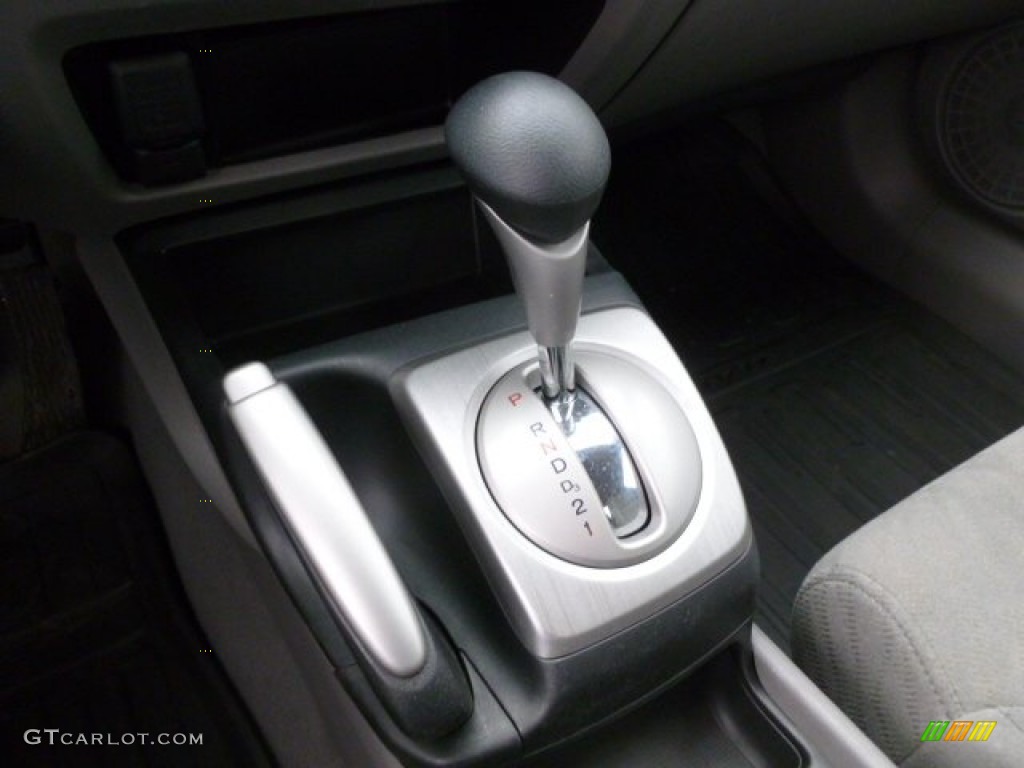 2009 Civic LX Coupe - Alabaster Silver Metallic / Gray photo #18