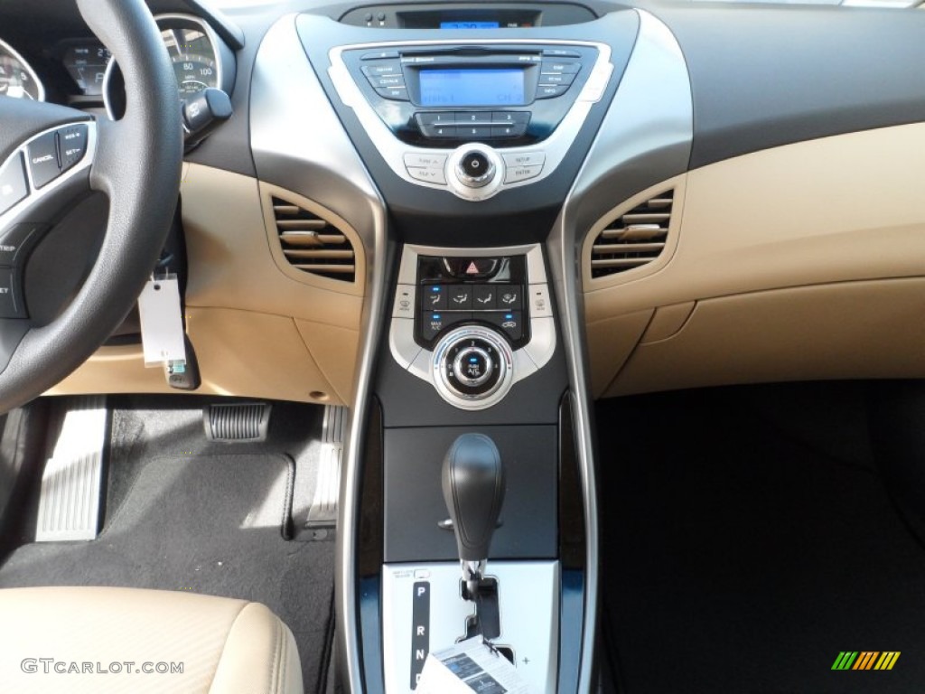 2012 Elantra GLS - Red Allure / Beige photo #26