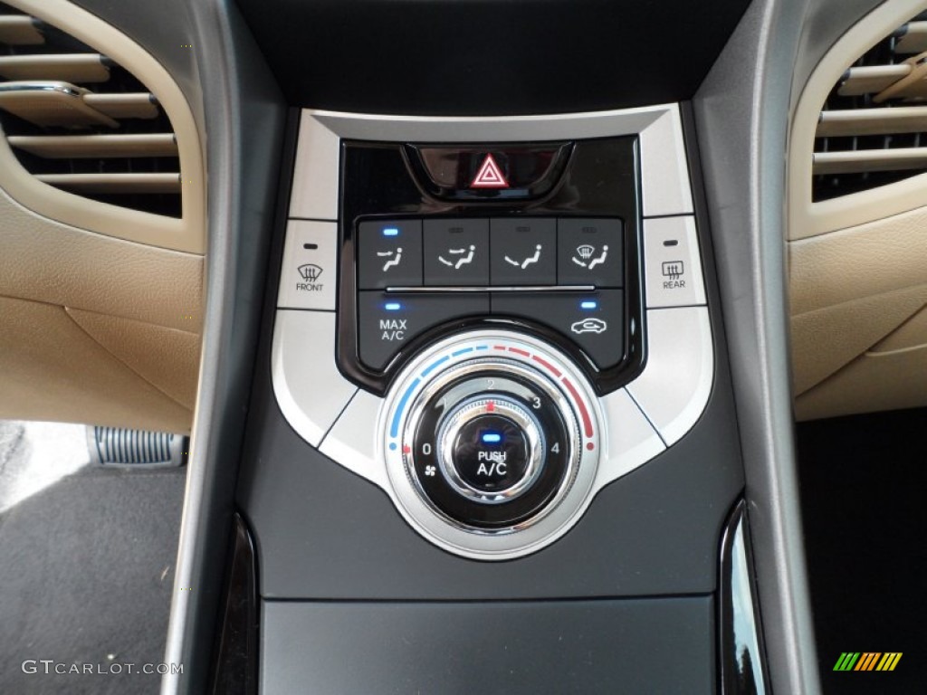 2012 Elantra GLS - Red Allure / Beige photo #28