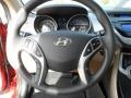 2012 Red Allure Hyundai Elantra GLS  photo #30