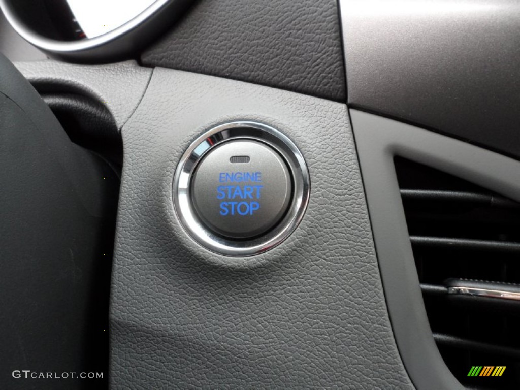 2012 Elantra Limited - Black Noir Pearl / Gray photo #32