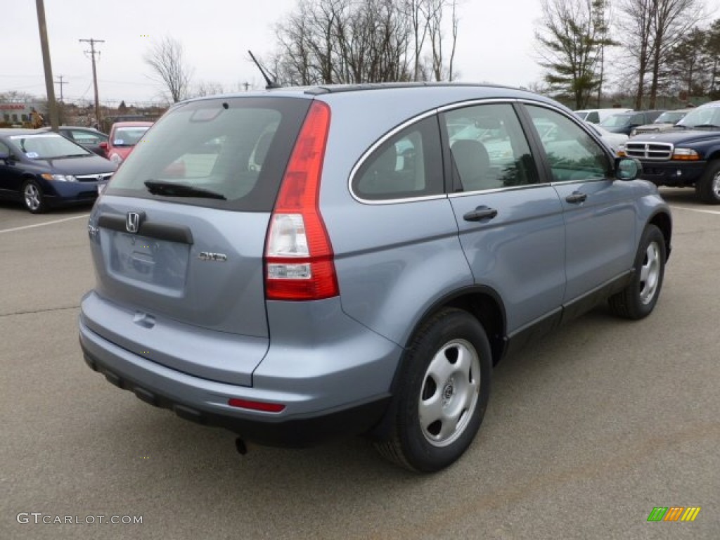 2010 CR-V LX AWD - Glacier Blue Metallic / Gray photo #7