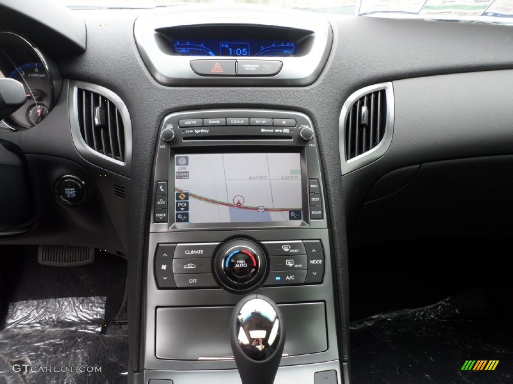 2012 Hyundai Genesis Coupe 3.8 Grand Touring Controls Photo #61426044