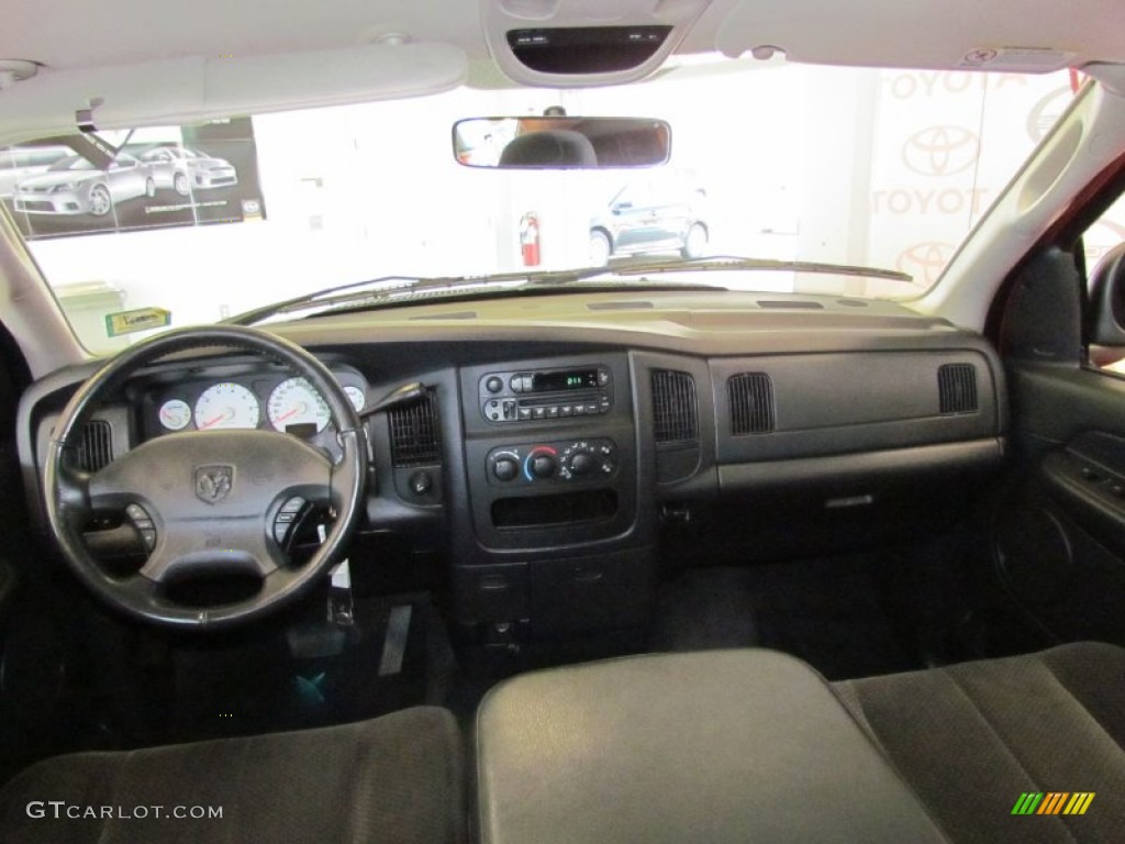 2003 Ram 1500 SLT Quad Cab - Flame Red / Dark Slate Gray photo #11