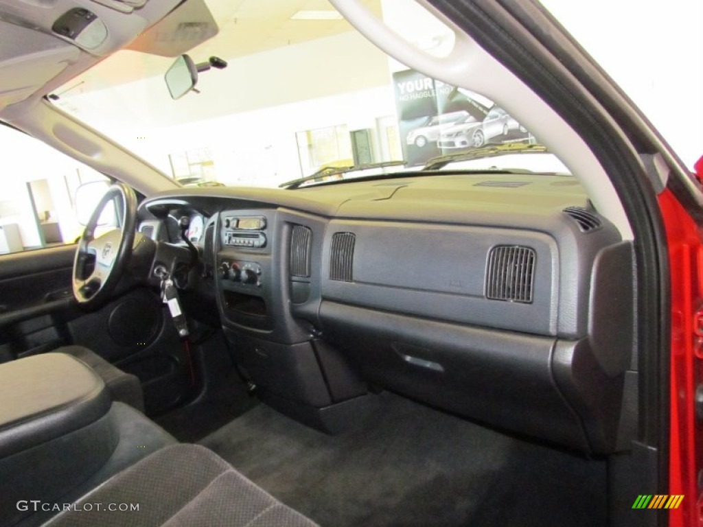 2003 Ram 1500 SLT Quad Cab - Flame Red / Dark Slate Gray photo #23