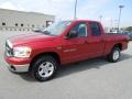 2007 Inferno Red Crystal Pearl Dodge Ram 1500 SLT Quad Cab  photo #1