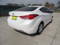 2012 Shimmering White Hyundai Elantra GLS  photo #3