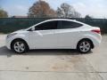 2012 Shimmering White Hyundai Elantra GLS  photo #6