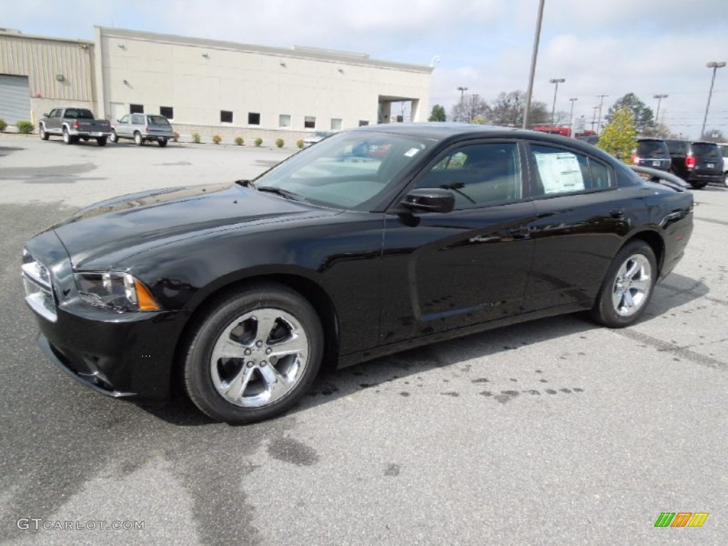 Pitch Black Dodge Charger