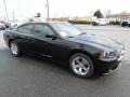 2012 Pitch Black Dodge Charger SXT  photo #2