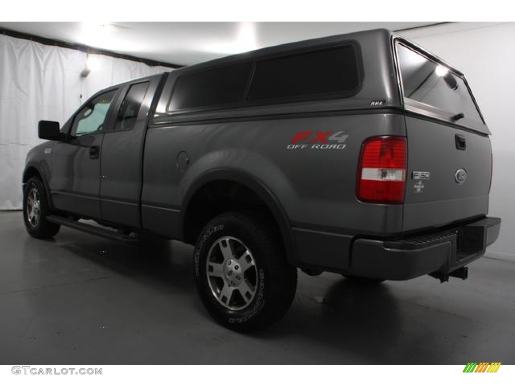 2005 F150 FX4 SuperCab 4x4 - Dark Shadow Grey Metallic / Black photo #6