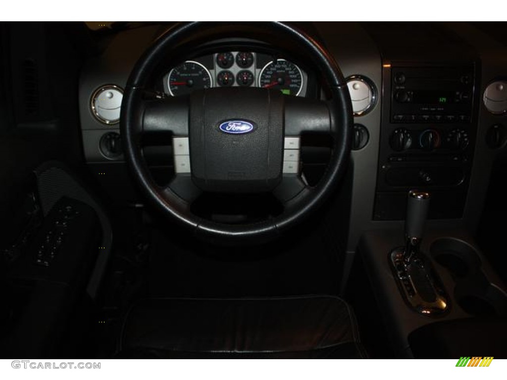 2005 F150 FX4 SuperCab 4x4 - Dark Shadow Grey Metallic / Black photo #10