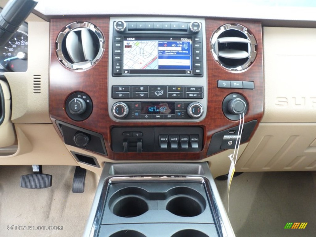 2012 F250 Super Duty King Ranch Crew Cab 4x4 - Golden Bronze Metallic / Chaparral Leather photo #31