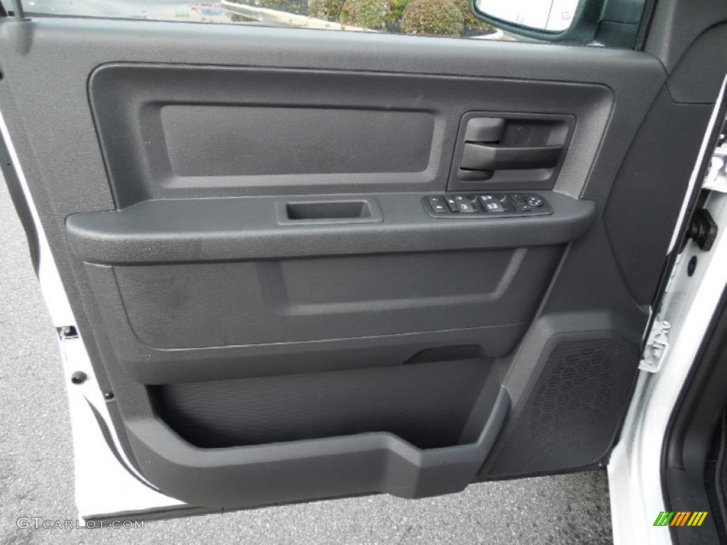 2012 Ram 1500 Express Crew Cab 4x4 - Bright White / Dark Slate Gray/Medium Graystone photo #9