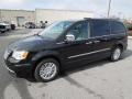 2012 Brilliant Black Crystal Pearl Chrysler Town & Country Touring - L  photo #1