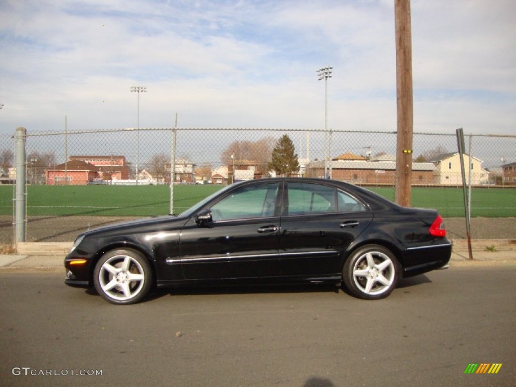 2009 E 350 4Matic Sedan - Sienna Black Metallic / Black photo #4