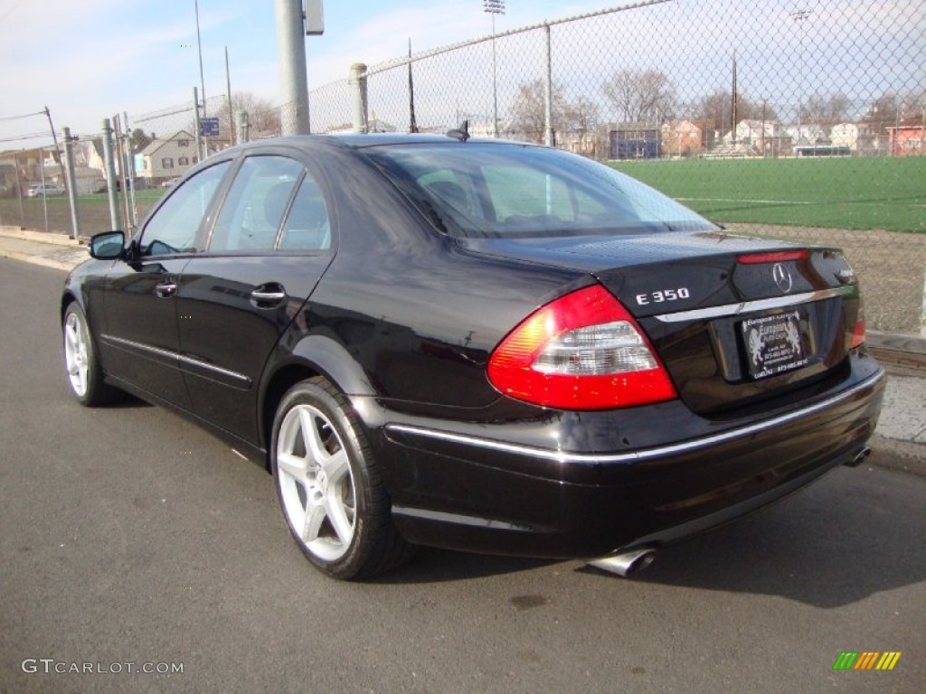 2009 E 350 4Matic Sedan - Sienna Black Metallic / Black photo #5