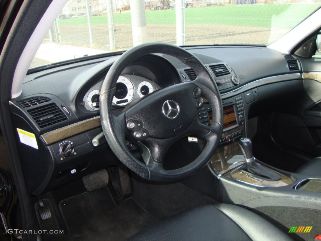 2009 E 350 4Matic Sedan - Sienna Black Metallic / Black photo #8