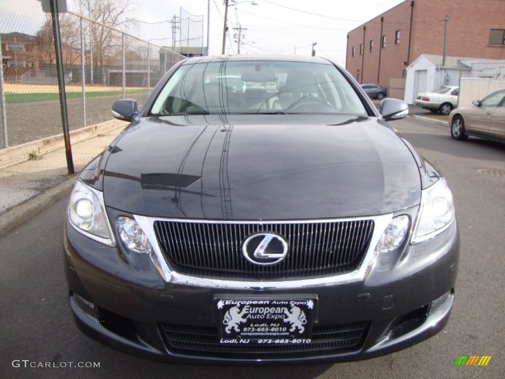 2009 GS 350 AWD - Smokey Granite Gray Mica / Light Gray photo #3