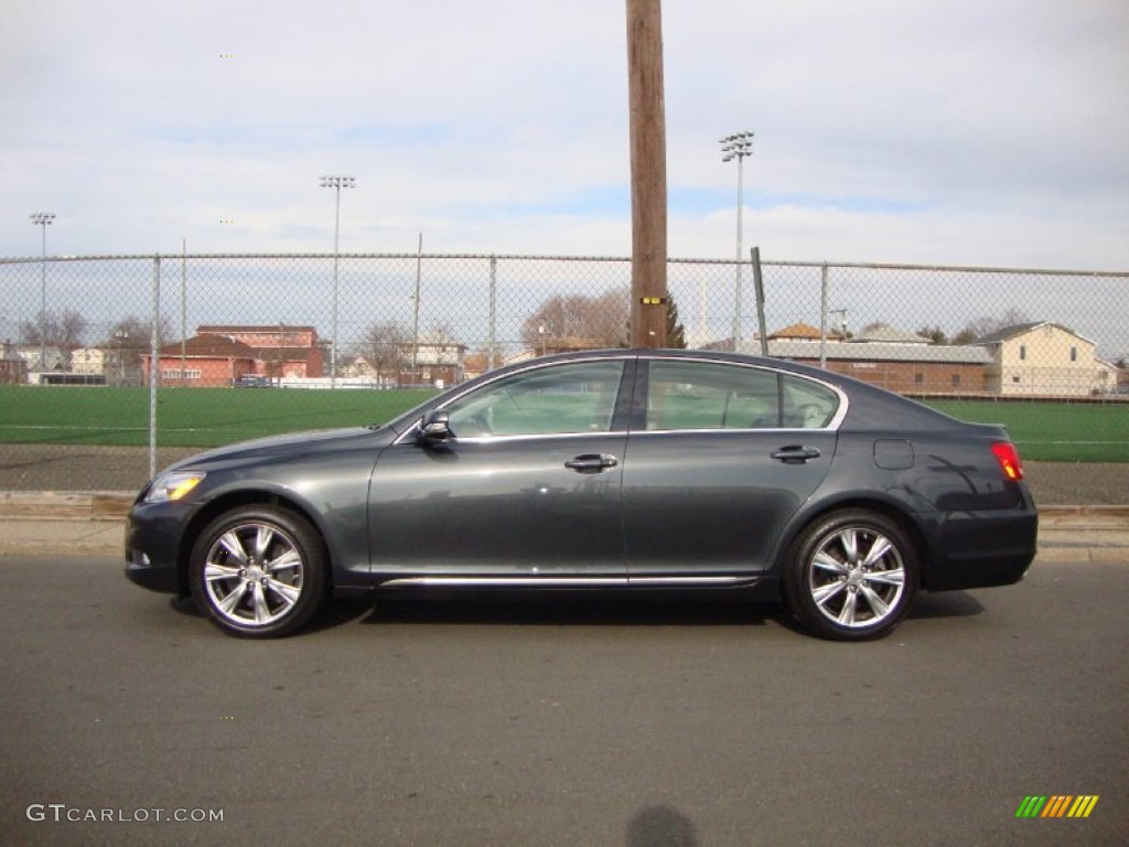 2009 GS 350 AWD - Smokey Granite Gray Mica / Light Gray photo #4