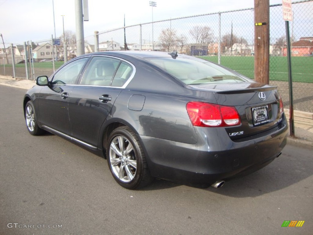 2009 GS 350 AWD - Smokey Granite Gray Mica / Light Gray photo #5
