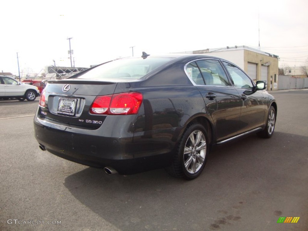 2009 GS 350 AWD - Smokey Granite Gray Mica / Light Gray photo #6