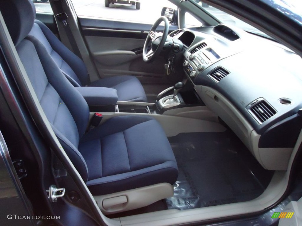 Blue Interior 2009 Honda Civic Hybrid Sedan Photo #61432342