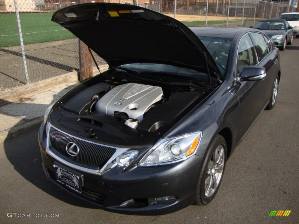 2009 GS 350 AWD - Smokey Granite Gray Mica / Light Gray photo #32