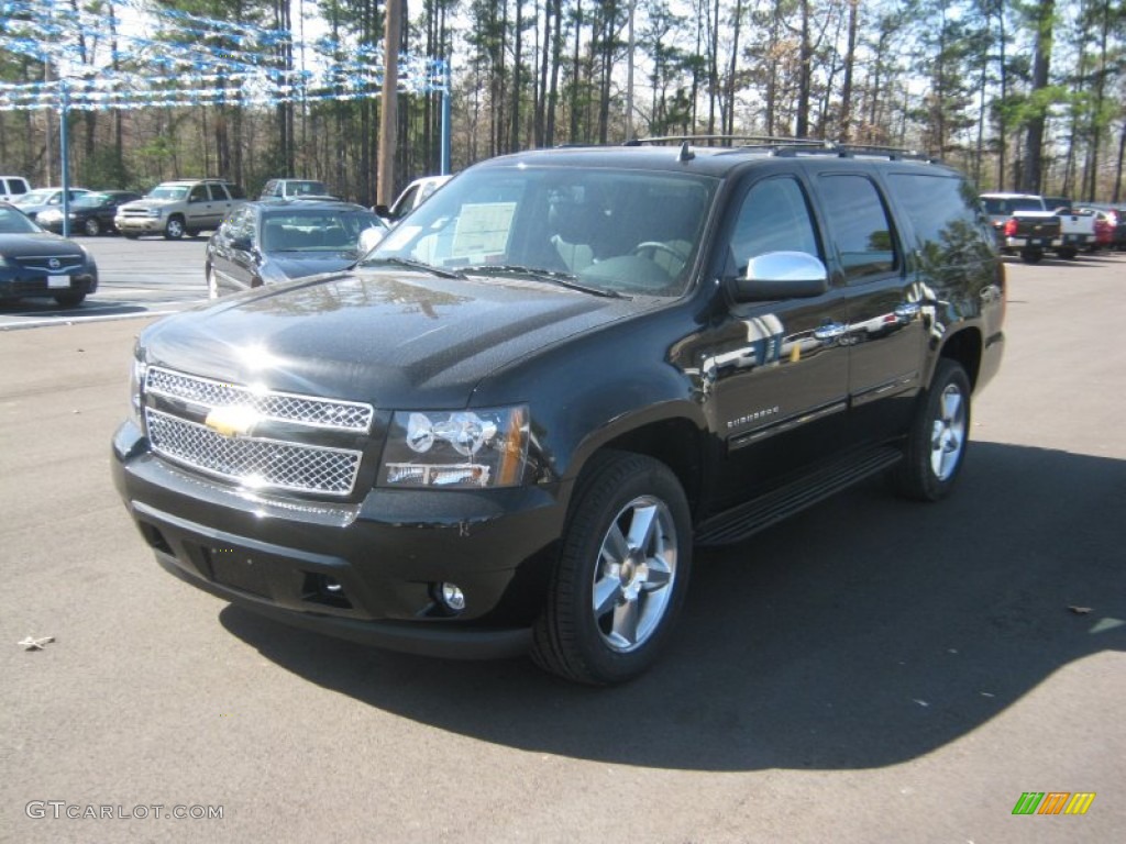 2012 Suburban LT - Black / Ebony photo #1