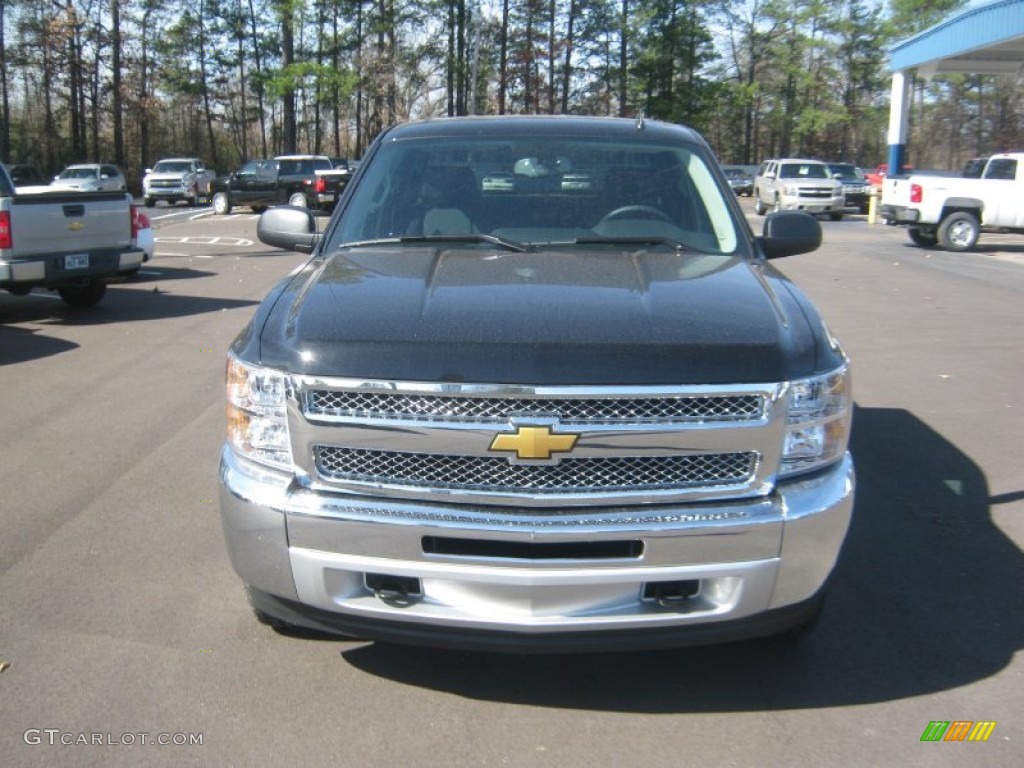 2012 Silverado 1500 LT Crew Cab 4x4 - Black Granite Metallic / Ebony photo #8