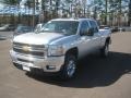 2012 Silver Ice Metallic Chevrolet Silverado 2500HD LTZ Crew Cab 4x4  photo #1