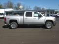 2012 Silver Ice Metallic Chevrolet Silverado 2500HD LTZ Crew Cab 4x4  photo #6