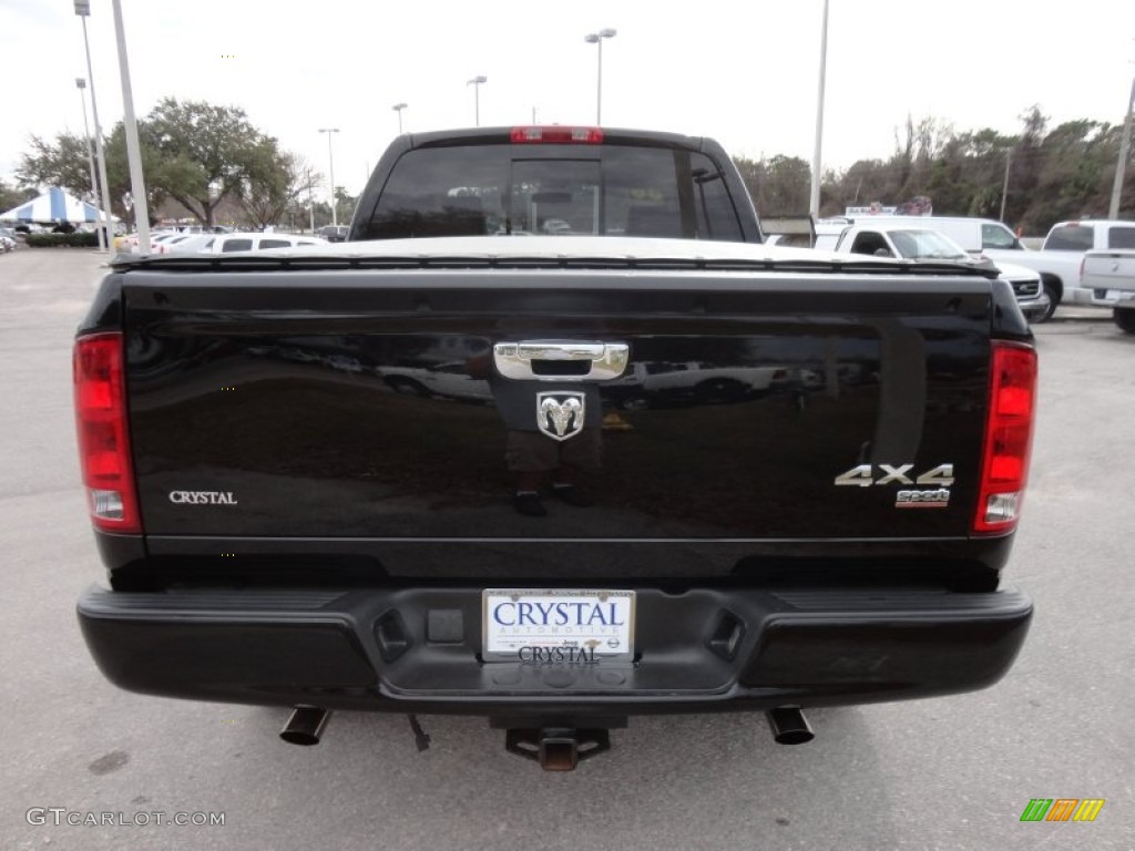 2006 Ram 1500 Sport Quad Cab 4x4 - Black / Medium Slate Gray photo #7