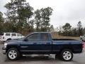 2007 Patriot Blue Pearl Dodge Ram 1500 SLT Quad Cab  photo #2