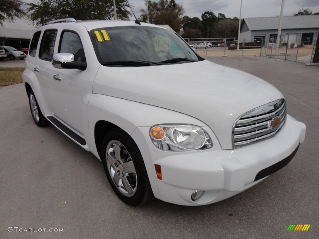 2011 HHR LT - Arctic Ice White / Gray photo #11