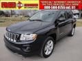 2011 Brilliant Black Crystal Pearl Jeep Compass 2.4 Latitude 4x4  photo #1