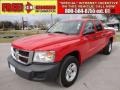 Flame Red 2008 Dodge Dakota SXT Crew Cab