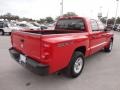 2008 Flame Red Dodge Dakota SXT Crew Cab  photo #8