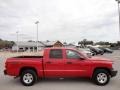 2008 Flame Red Dodge Dakota SXT Crew Cab  photo #9