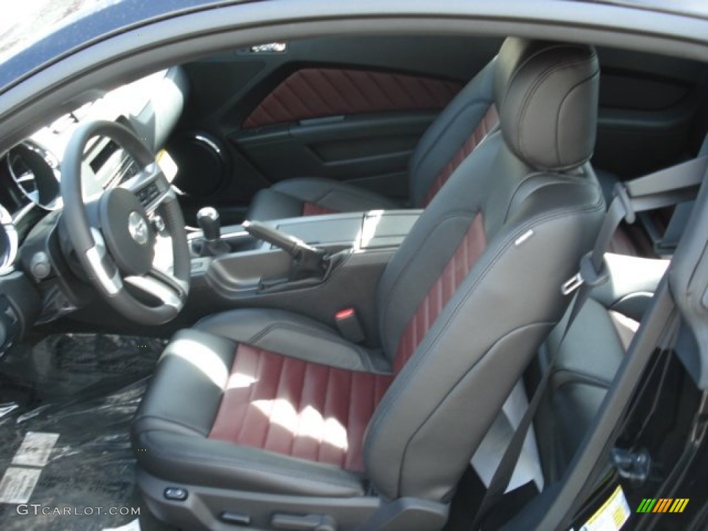 Lava Red/Charcoal Black Interior 2012 Ford Mustang GT Premium Coupe Photo #61437810