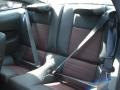 2012 Ford Mustang Lava Red/Charcoal Black Interior Rear Seat Photo