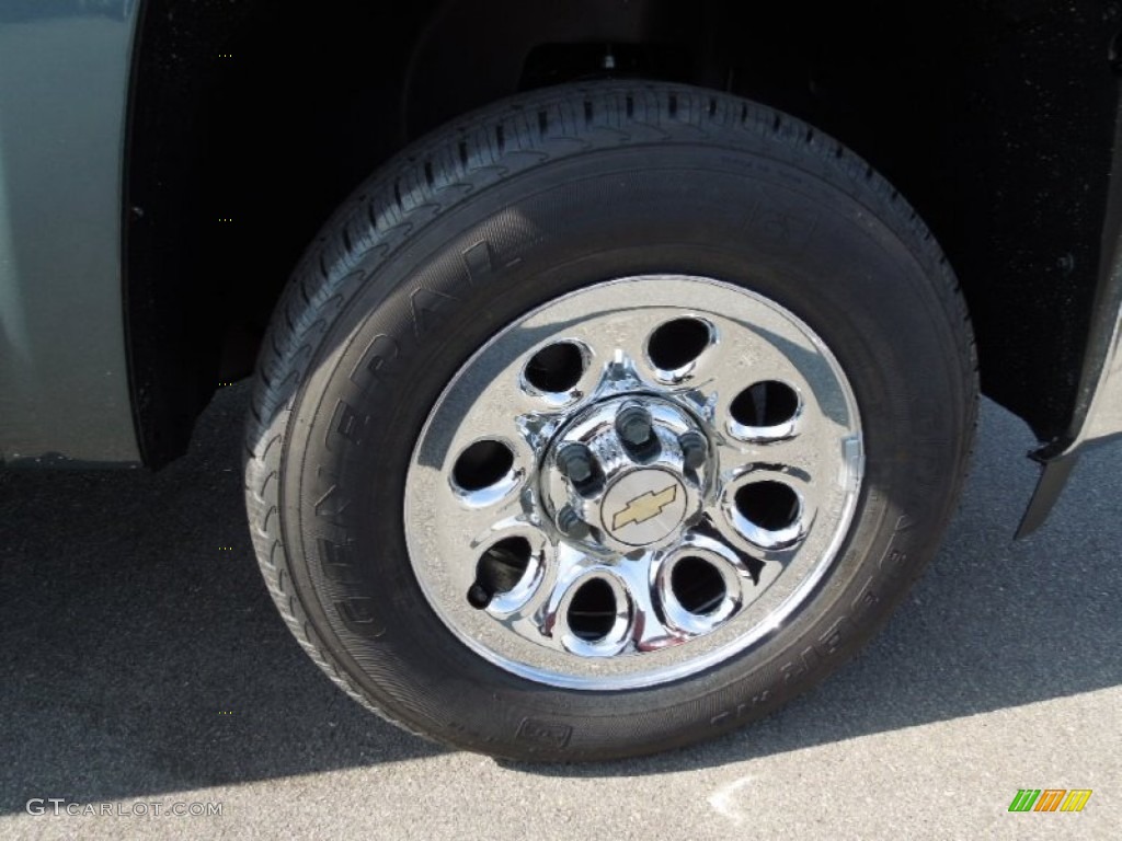 2012 Silverado 1500 LS Regular Cab - Blue Granite Metallic / Dark Titanium photo #19